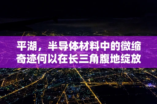 平湖，半导体材料中的微缩奇迹何以在长三角腹地绽放？