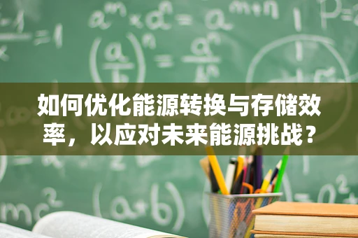 如何优化能源转换与存储效率，以应对未来能源挑战？