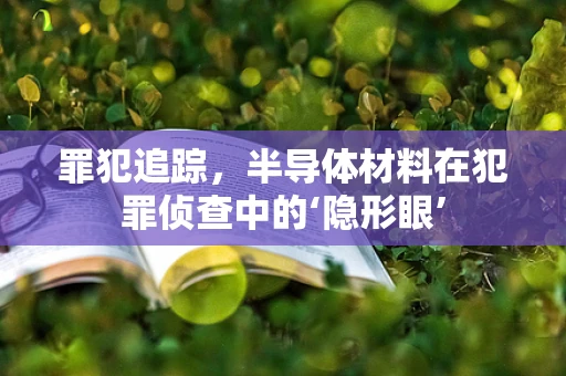 罪犯追踪，半导体材料在犯罪侦查中的‘隐形眼’
