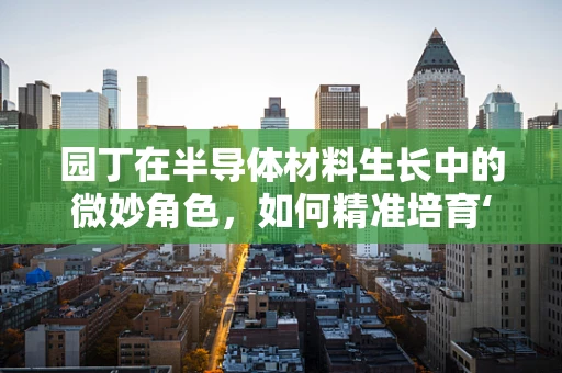园丁在半导体材料生长中的微妙角色，如何精准培育‘电子花园’？
