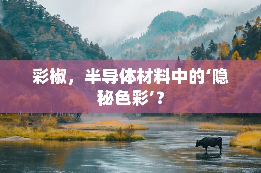 彩椒，半导体材料中的‘隐秘色彩’？