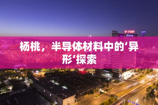 杨桃，半导体材料中的‘异形’探索
