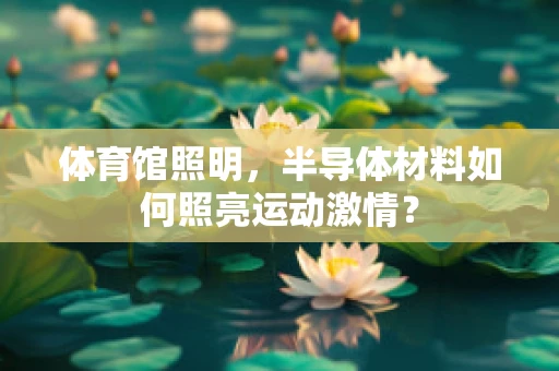 体育馆照明，半导体材料如何照亮运动激情？