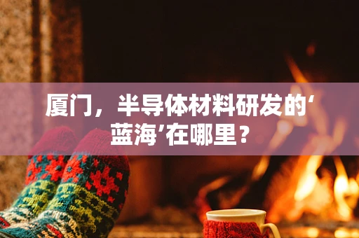 厦门，半导体材料研发的‘蓝海’在哪里？