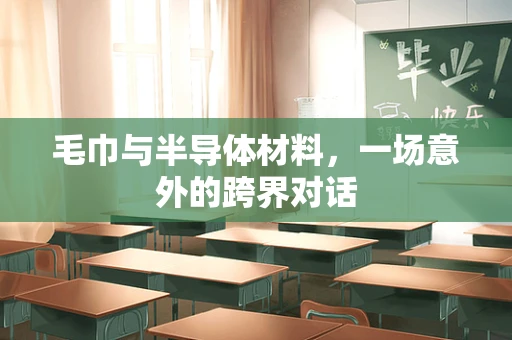 毛巾与半导体材料，一场意外的跨界对话