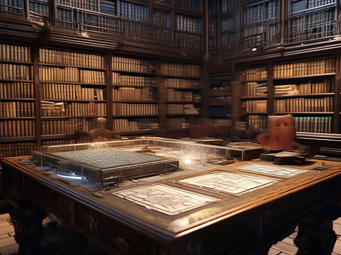 图书馆阅览室，半导体材料研究的隐秘宝藏？