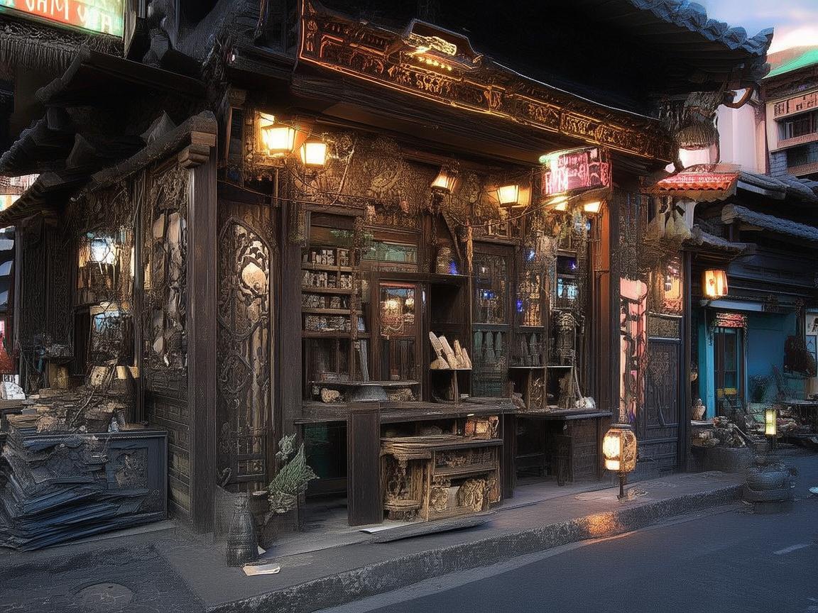 文化街上的手工艺品店，传统与现代的半导体融合之路